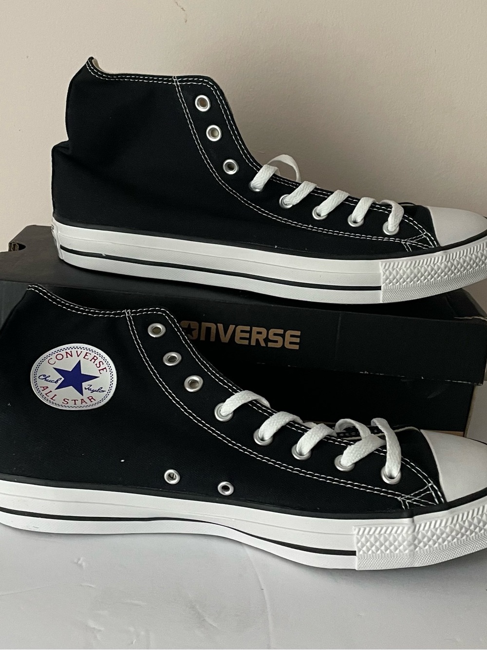 converse chuck taylor 12 Men 14 Women Unisex High Tops New Sneakers Blk